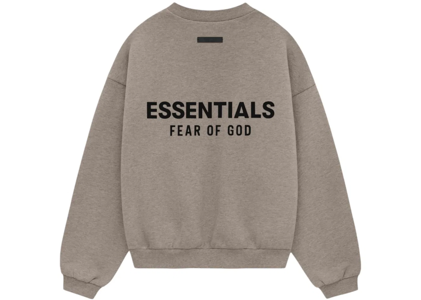 Детский свитшот с длинным рукавом Fear of God Essentials Kids Fleece Crewneck, цвет Heather Gray — фото 2
