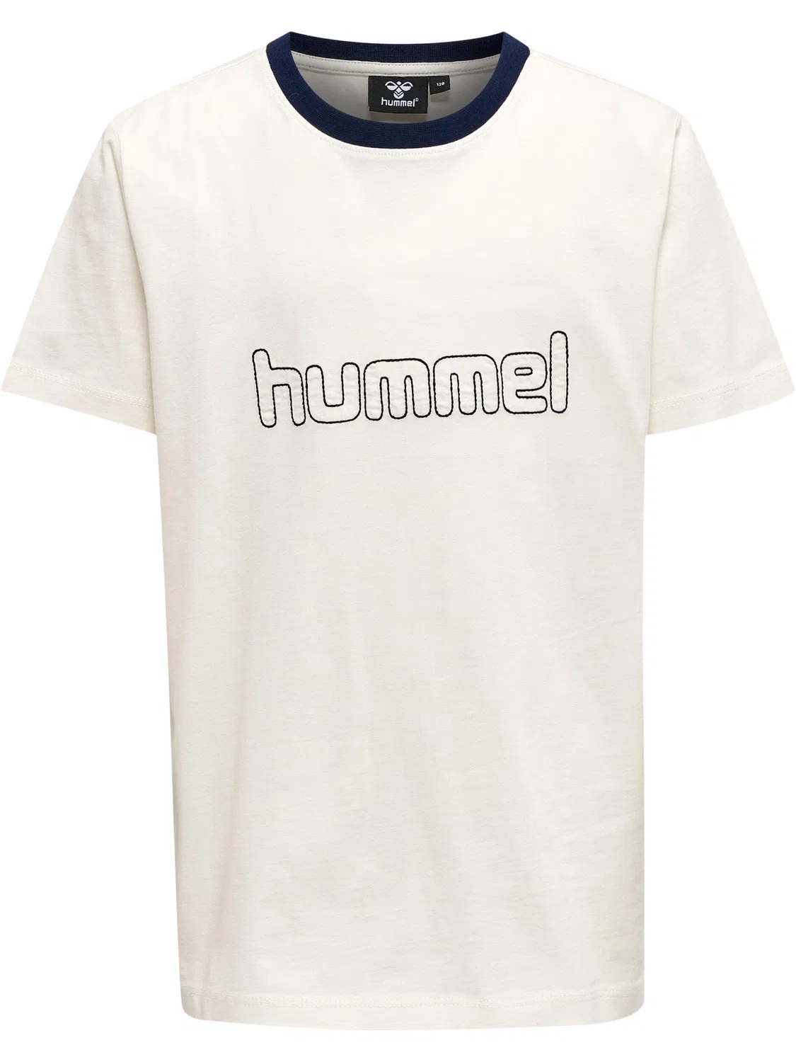 Детская футболка с принтом Hmlcloud Hummel, Naturweiß Weiss — фото 2