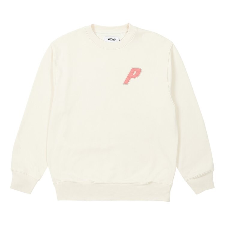 

Толстовка Palace Fleece Tri-Ferg Crew 'Soft White', белый