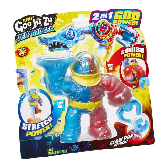 

Goo Jit Zu - Фигурка Deep Goo Sea Double Goo - Тайро Moose Toys