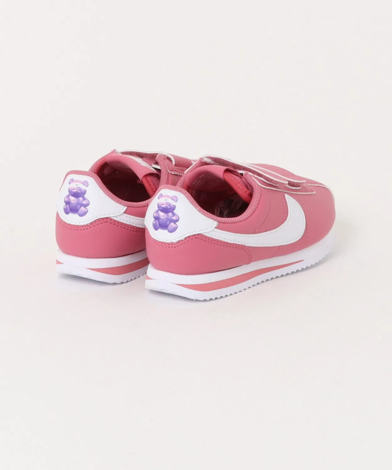 Детские кроссовки на липучках Nike Cortez LTR Littles PSV, розовые — фото 2