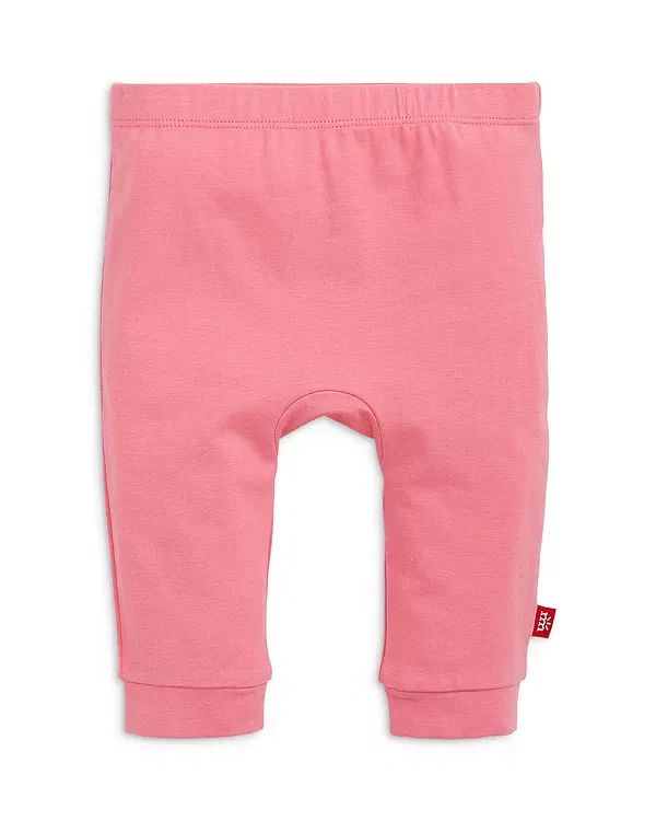 Детский комплект из боди и штанов с магнитными застежками CloudStretch Magnetic Me, Pink Multi — фото 4