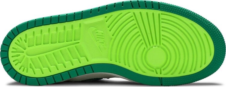 Кроссовки Wmns Air Jordan 1 High Zoom Comfort Stadium Green, белый — фото 4