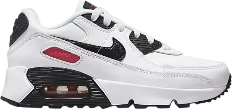 

Кроссовки Nike Air Max 90 Leather SE 2 PS 'White Very Berry', белый