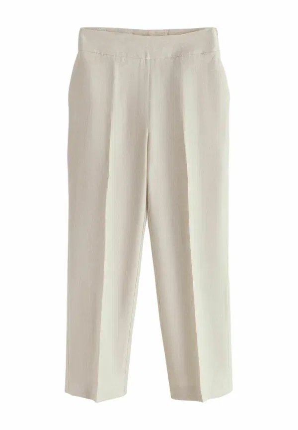 Брюки из льна с вискозой Regular Next, neutral beige, бежевый