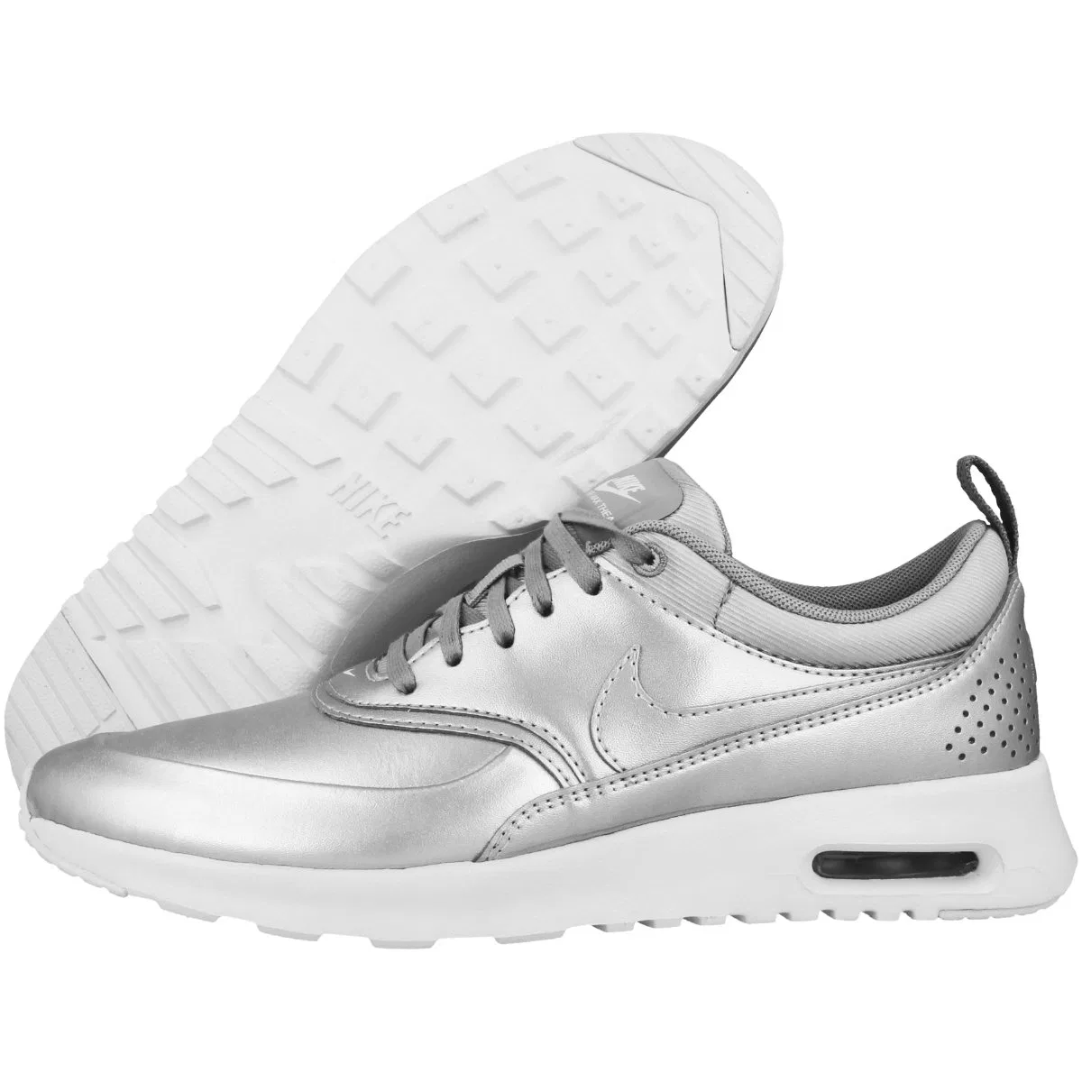 Мужские спортивные брюки с принтом NIKE, Metallic Silver — фото 3
