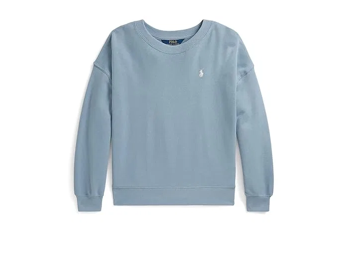 Свитшот с логотипом Logo Terry Polo Ralph Lauren Kids, Vessel Blue