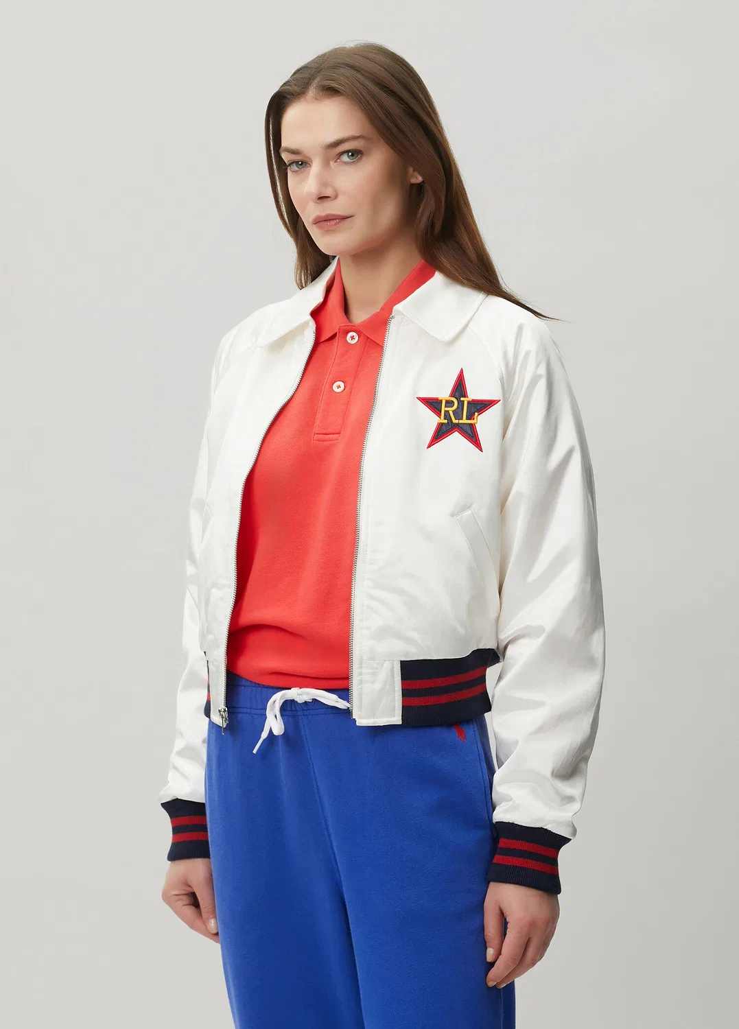 Бомбер Polo Ralph Lauren, белый