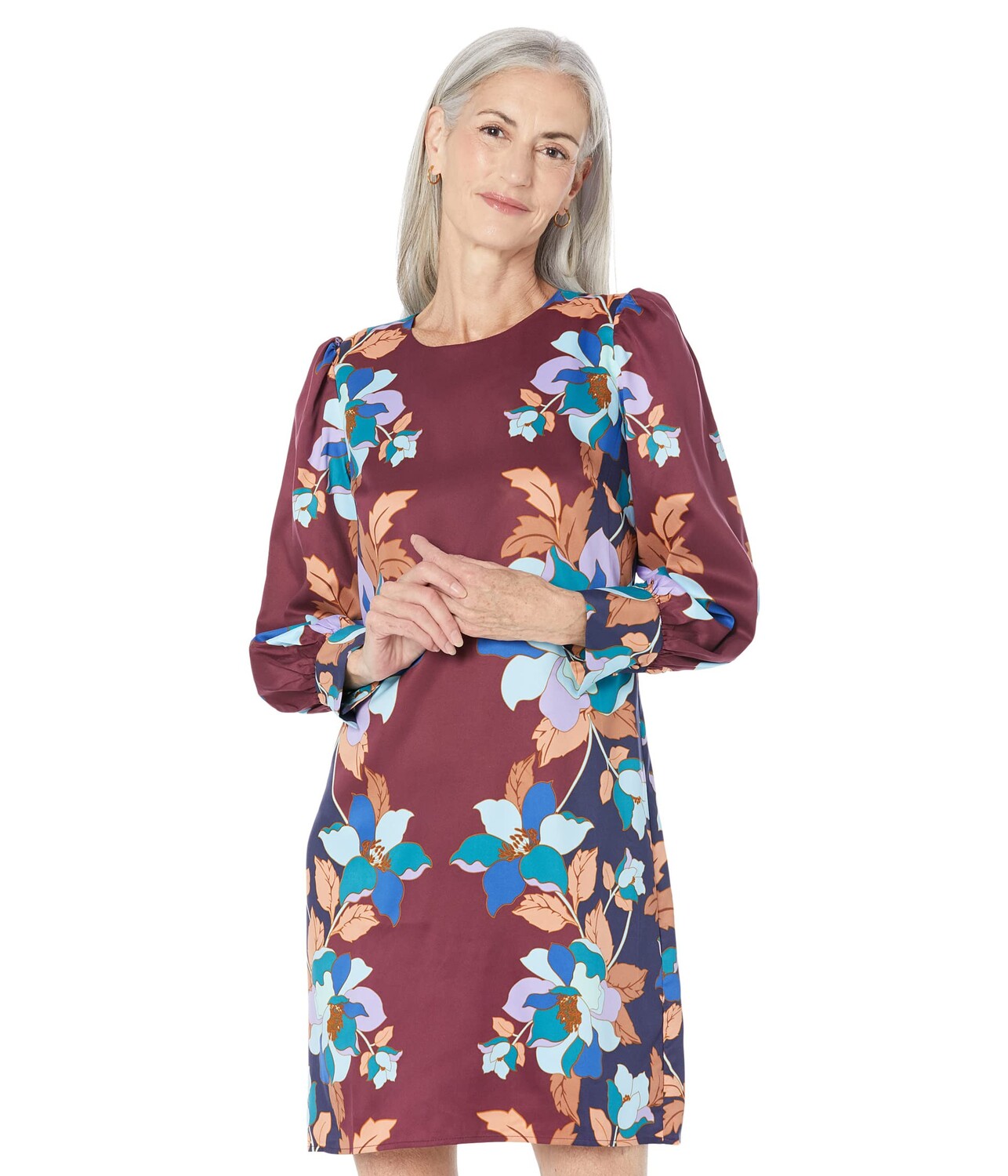 

Платье Donna Morgan, Mini Dress with Long Sleeve w/ Elastic Opening on Sleeve