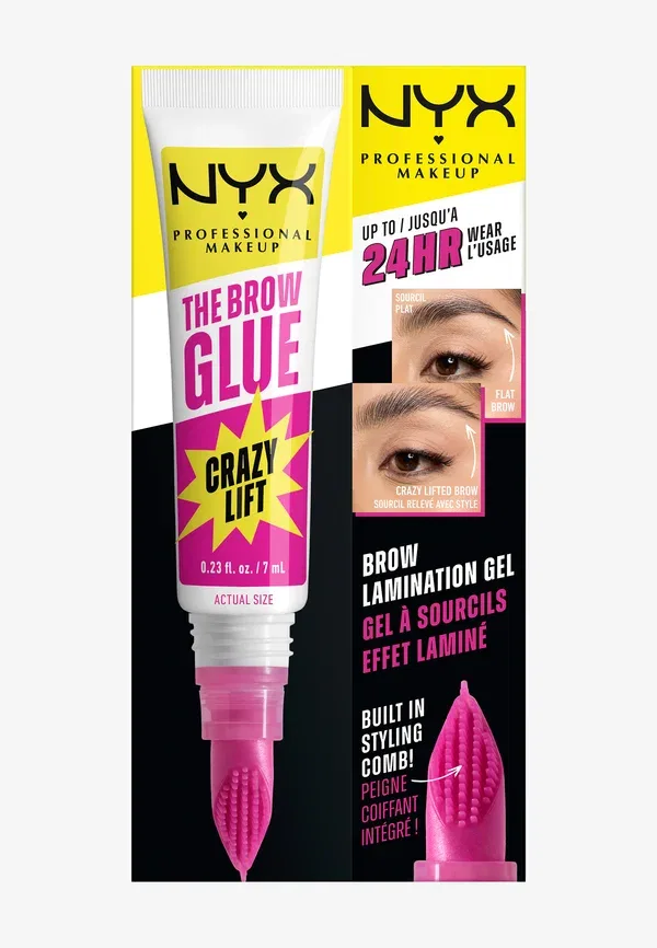 Гель для бровей 7 мл Nyx Professional Makeup, Crazy Lift, цвет crazy lift — фото 3