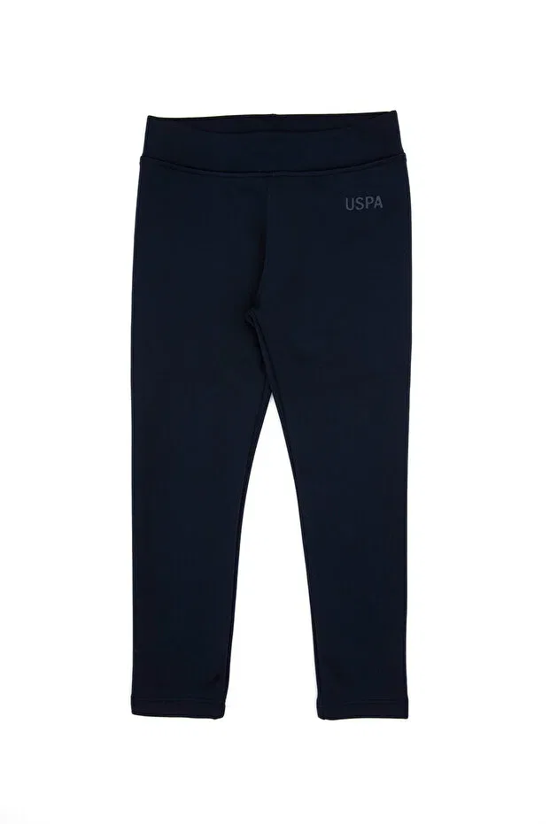 Детские леггинсы для девочек с принтом U.S. Polo Assn., Navy Blue — фото 4