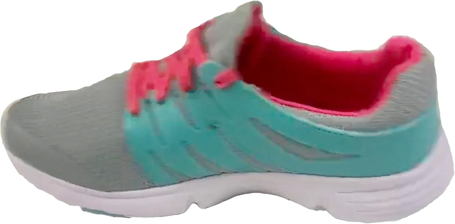 Детские кроссовки для девочек с сетчатым верхом Athletic Works, Grey — фото 3
