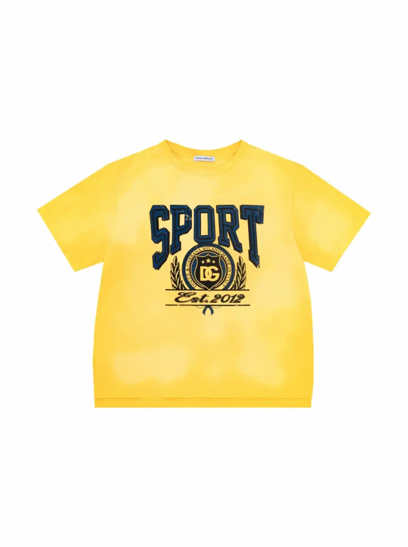 

Хлопковая футболка с принтом Dolce&Gabbana