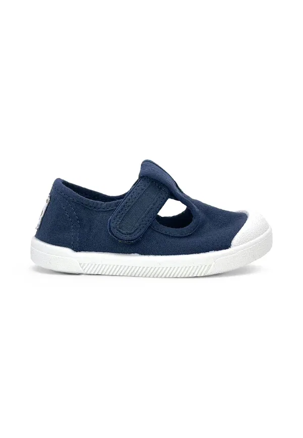 Кроссовки из хлопка Pepitos barefoot lona lavada ninos touch-strap shoes Pisamonas, синий