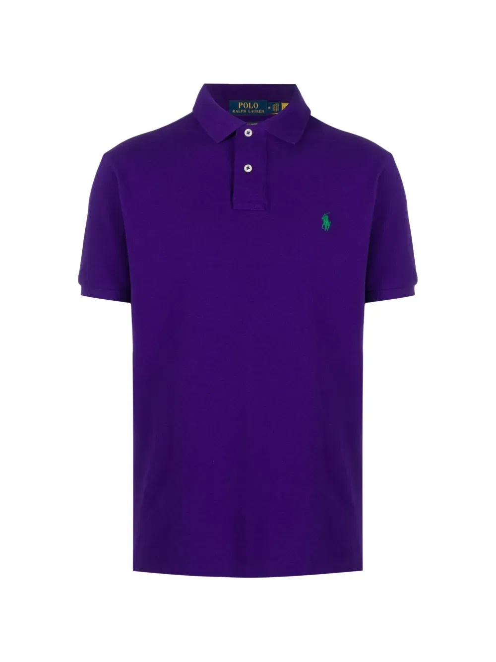 Рубашка-поло с короткими рукавами и вышитым логотипом Polo Ralph Lauren, фиолетовый