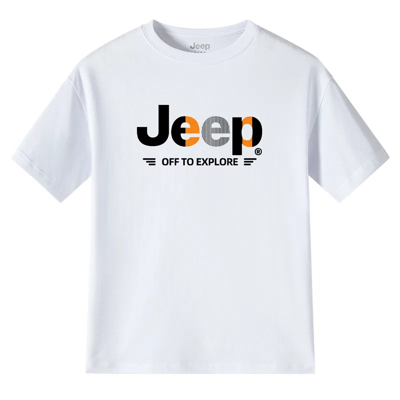 Детская футболка с коротким рукавом, хлопковая, Jeep, Clear Sky Blue — фото 3