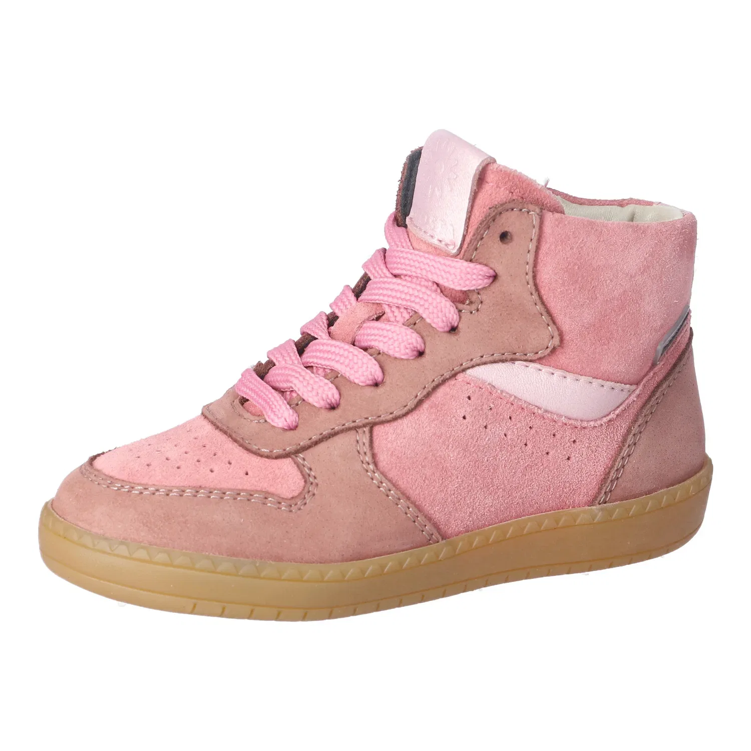 Кроссовки низкие детские с липучками, модель Kindergarten Kaltfutter Halbschuh/Sneaker Ricosta, розовый