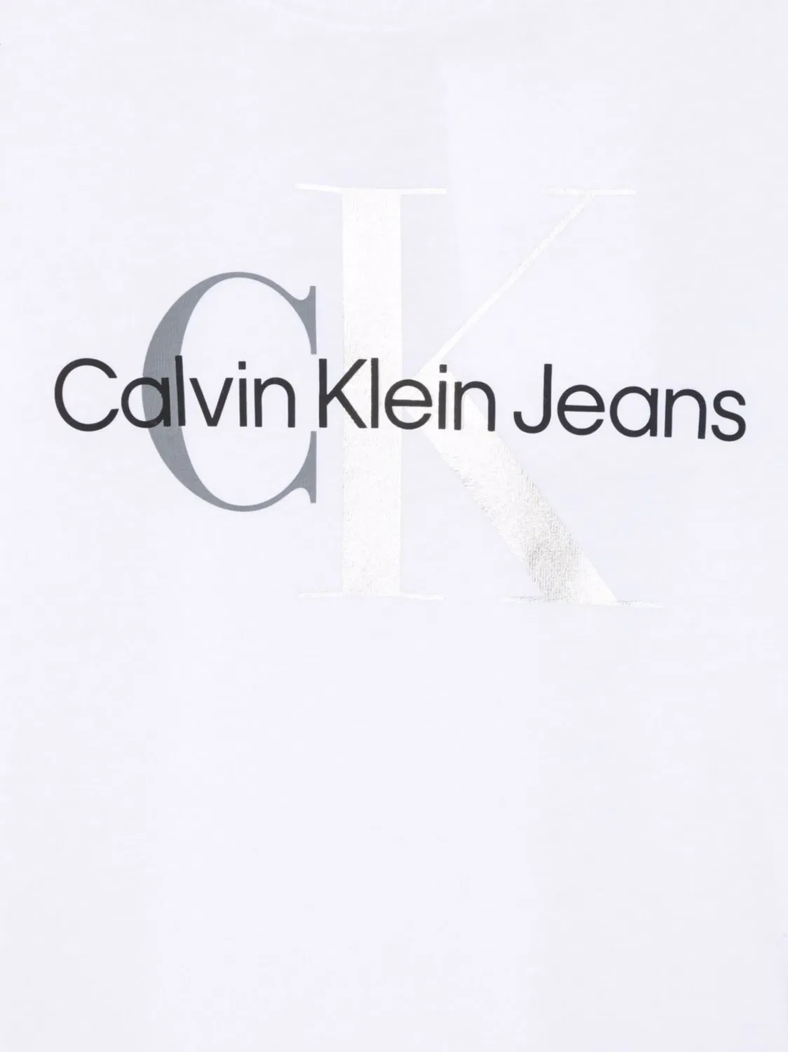 Футболка из джерси с логотипом Calvin Klein, белый — фото 2