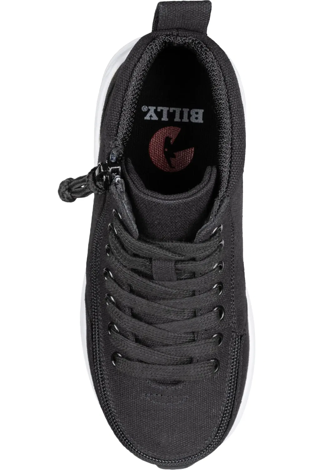 Кроссовки детские с боковой молнией Goat Classic High Top BILLY Footwear, черный — фото 4