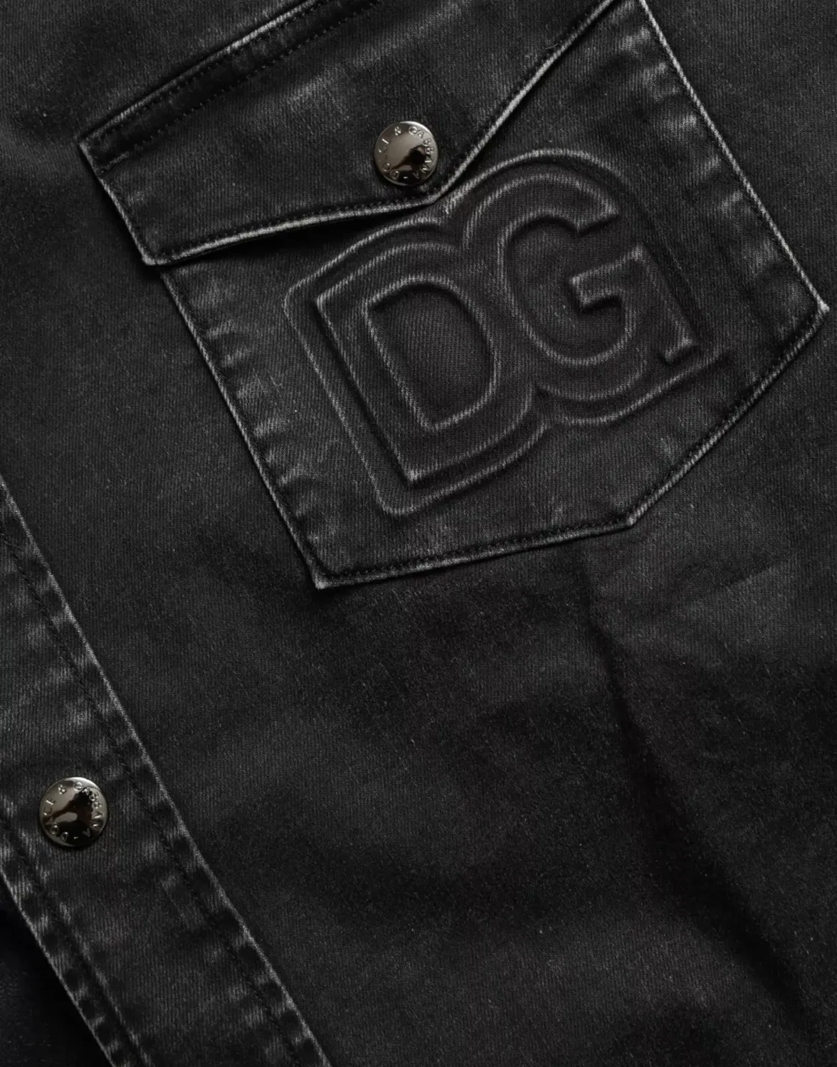Женская джинсовая рубашка с длинным рукавом Dolce & Gabbana, Black