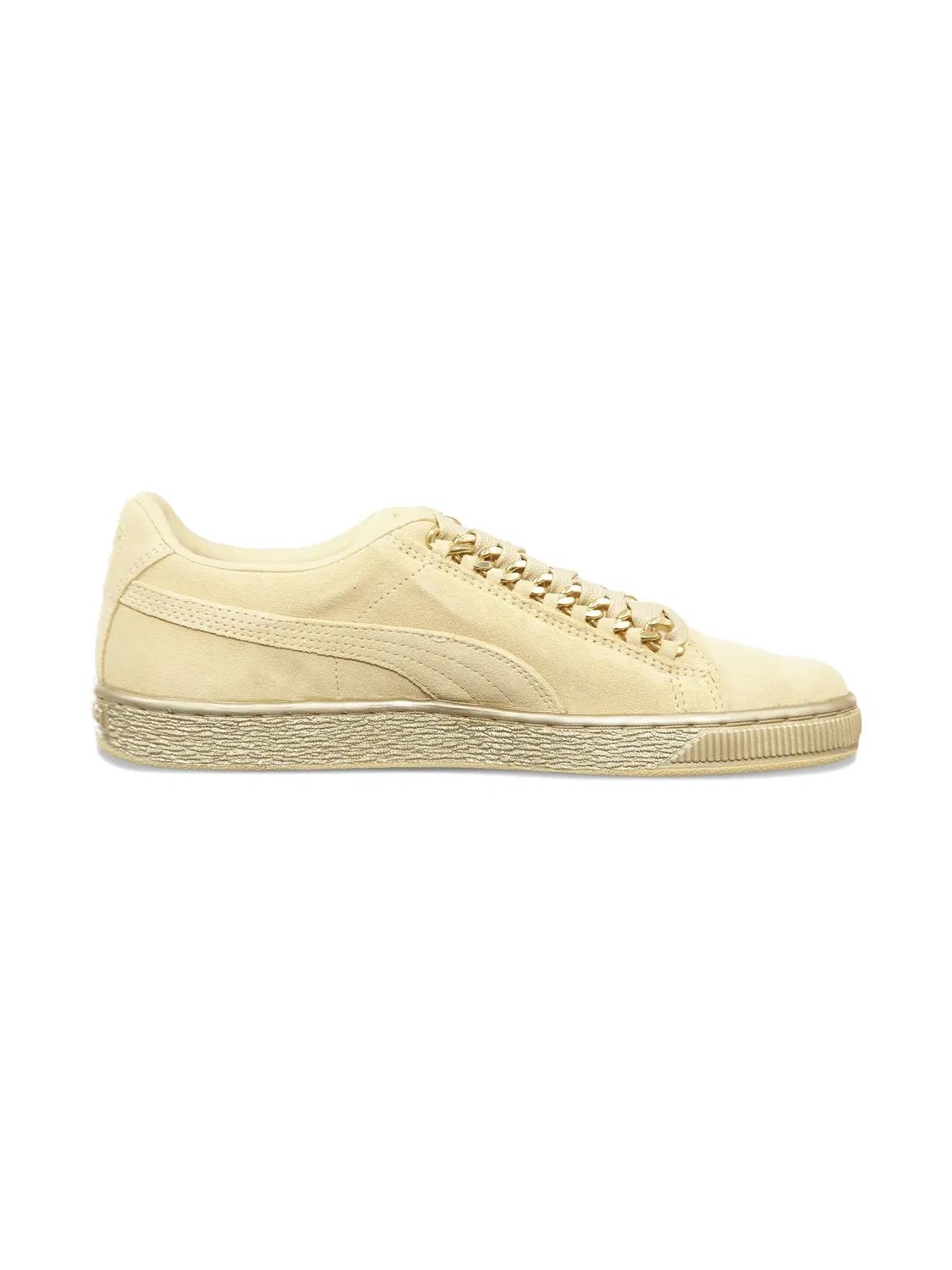 Кроссовки с цепочкой Puma Kids, нейтральные цвета