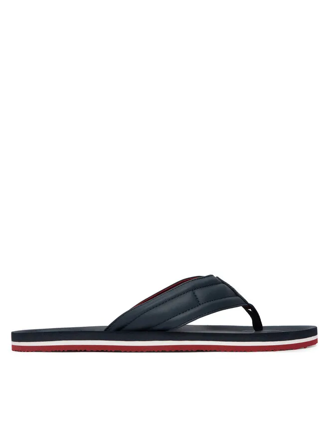 Tommy Hilfiger Пляжные сандалии Hilfiger с мягкой подкладкой FM0FM05801, темно-синие — фото 2