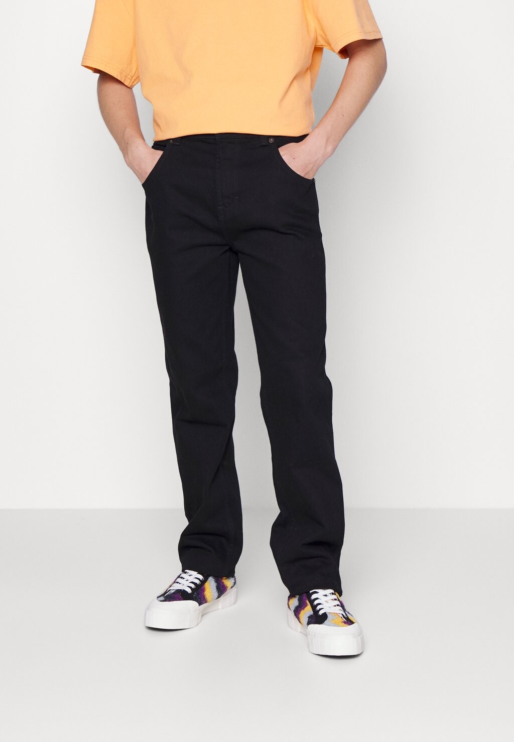 

Джинсы-сигареты Houston Dickies, цвет rinsed black