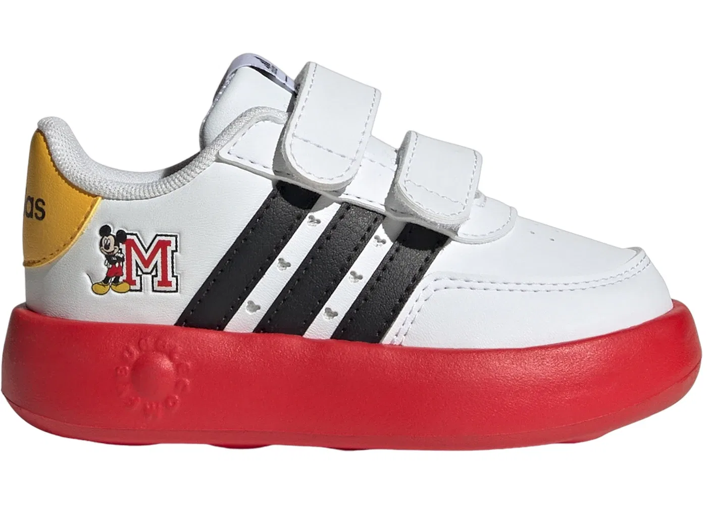 Детские кроссовки с принтом Adidas Breaknet 2.0 Adidas, Cloud White Core Black Scarlet
