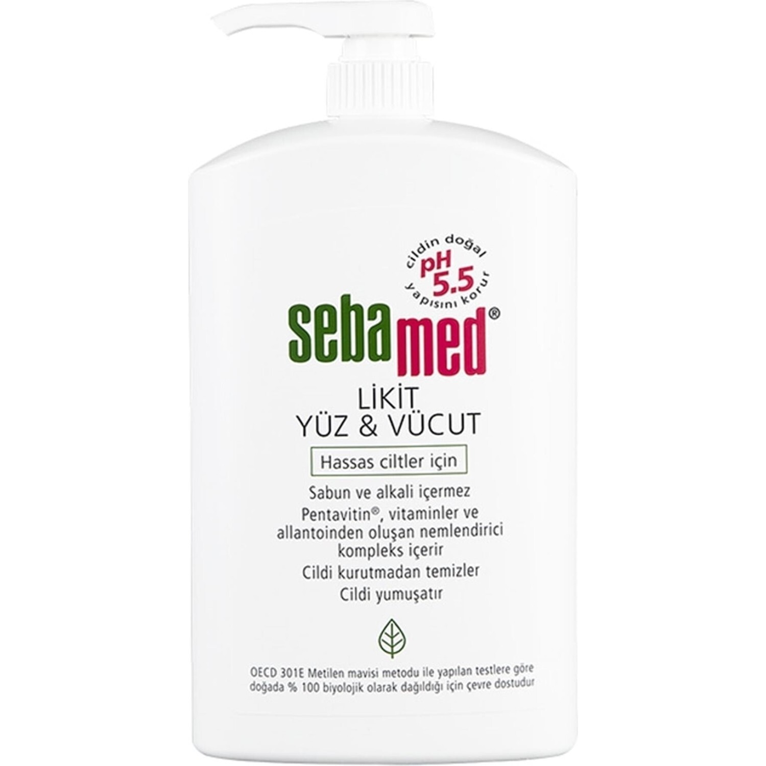 

Очищающий гель Sebamed Liquid для лица и тела, 1000 мл