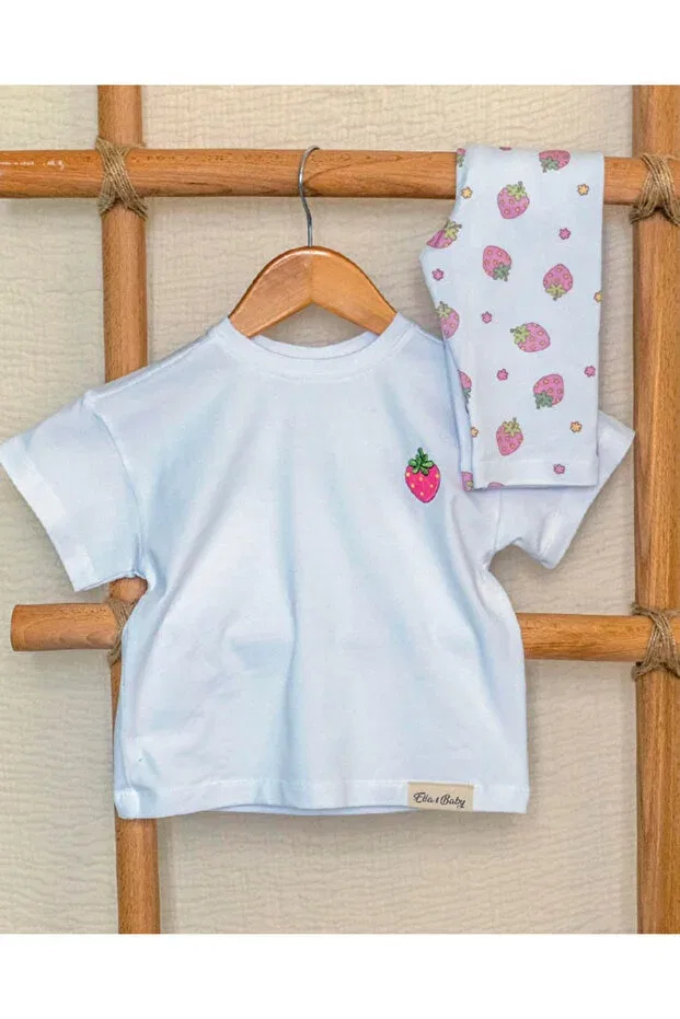 Детская футболка для мальчиков с вышивкой арбуза Elias Baby, White — фото 3