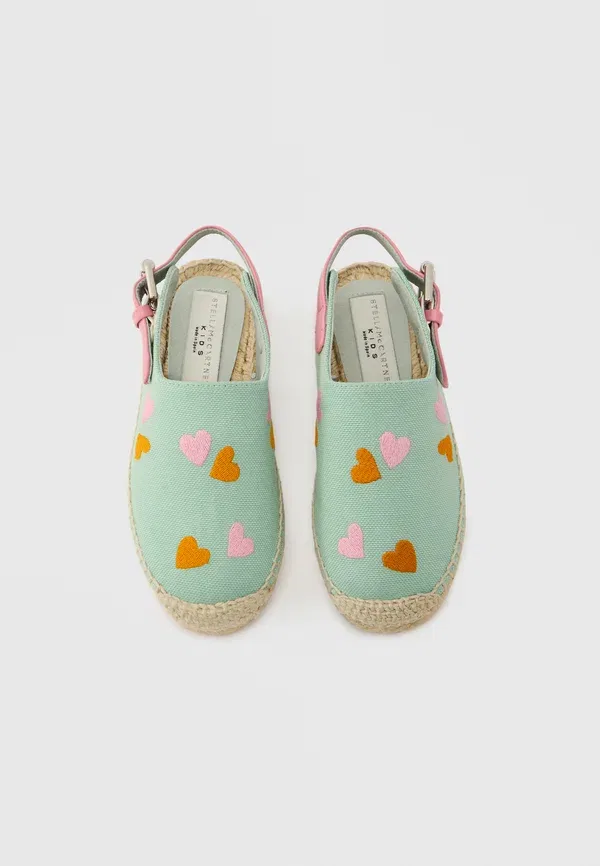 Эспадрильи из искусственной кожи Stella Mccartney Kids, Verdino, светло-зеленый — фото 4