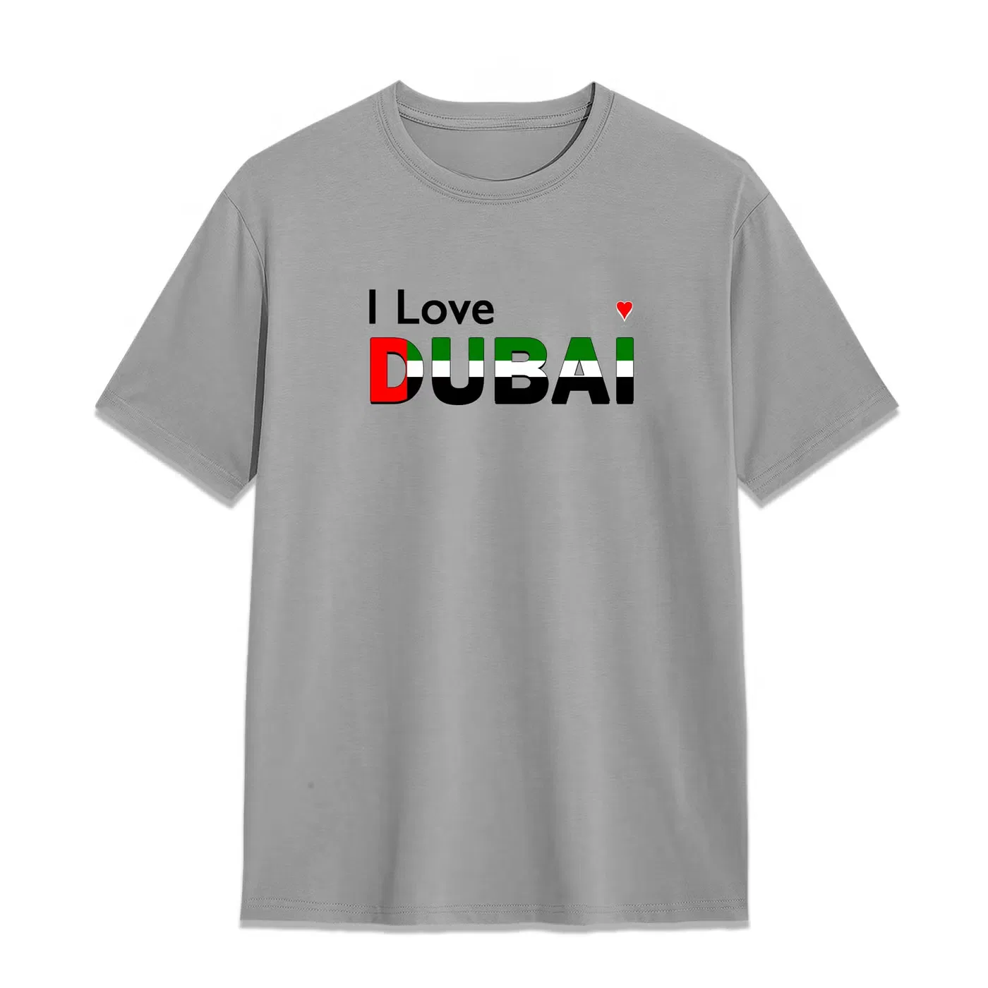 Футболка с принтом I Love Dubai Yoo Street, серая