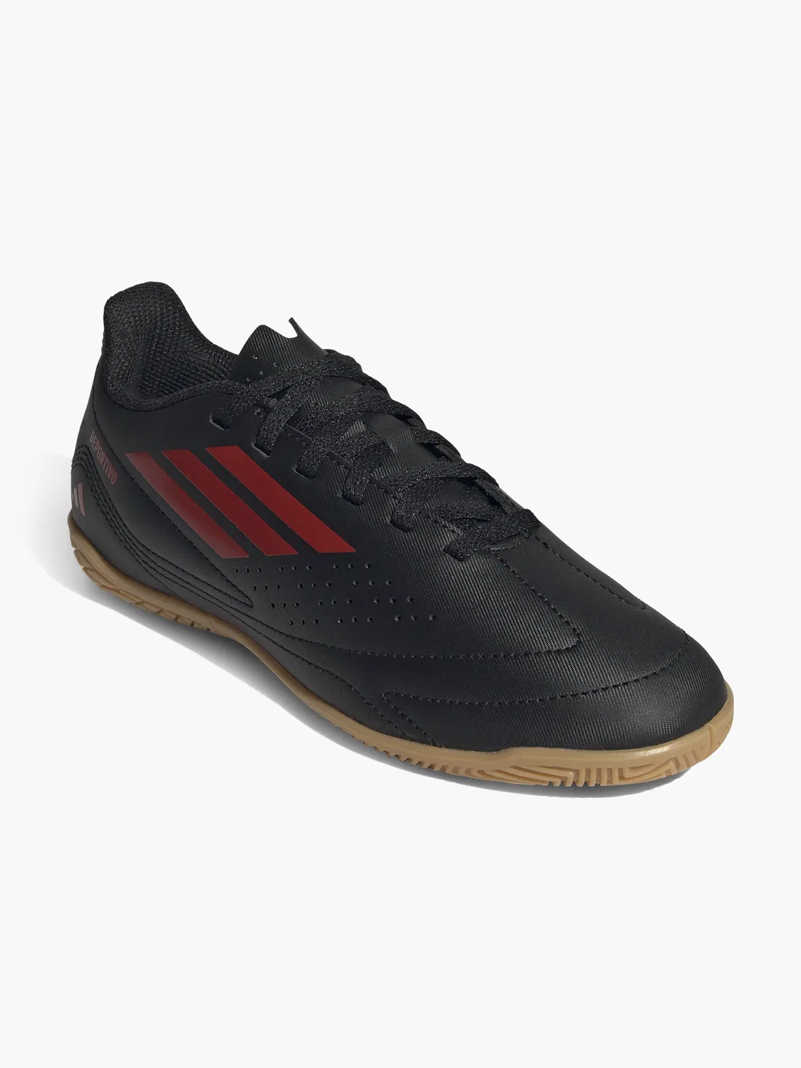 Детские футбольные бутсы для зала Adidas Deportivo III IN J, черный — фото 3