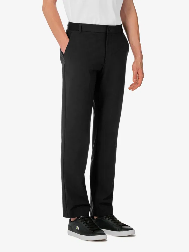 Чиносы с принтом LACOSTE, Black — фото 2
