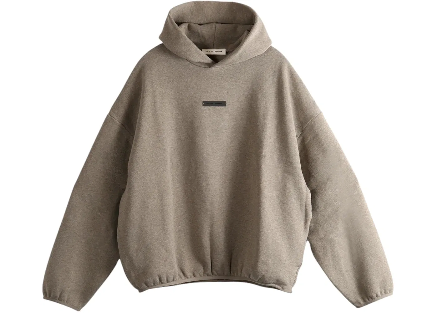 Мужской худи с флисом, современный крой, модель Hoodie Fear of God, Homestead Heather