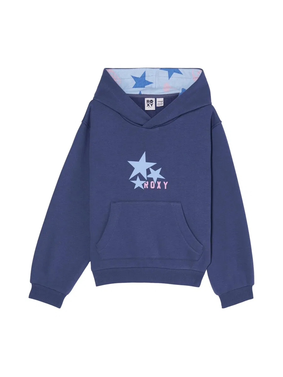 Толстовка ROXY цвета индиго и светло-голубого