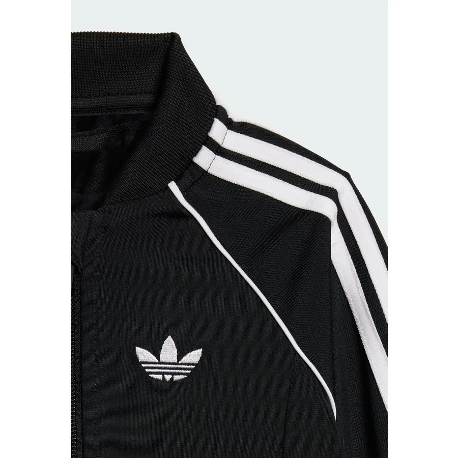 Спортивный костюм с молнией и принтом Trefoil adidas Originals KD1029 Sst Tracksuit, Черный — фото 4