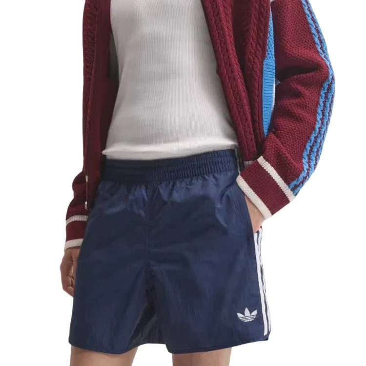 Мужские шорты с принтом Sprinter Shorts Adidas, темно-синий — фото 2
