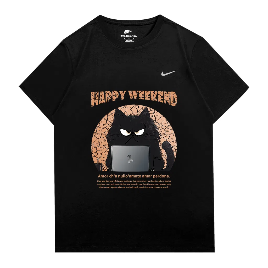 Детская футболка с коротким рукавом, хлопковая, Sportswear, Nike