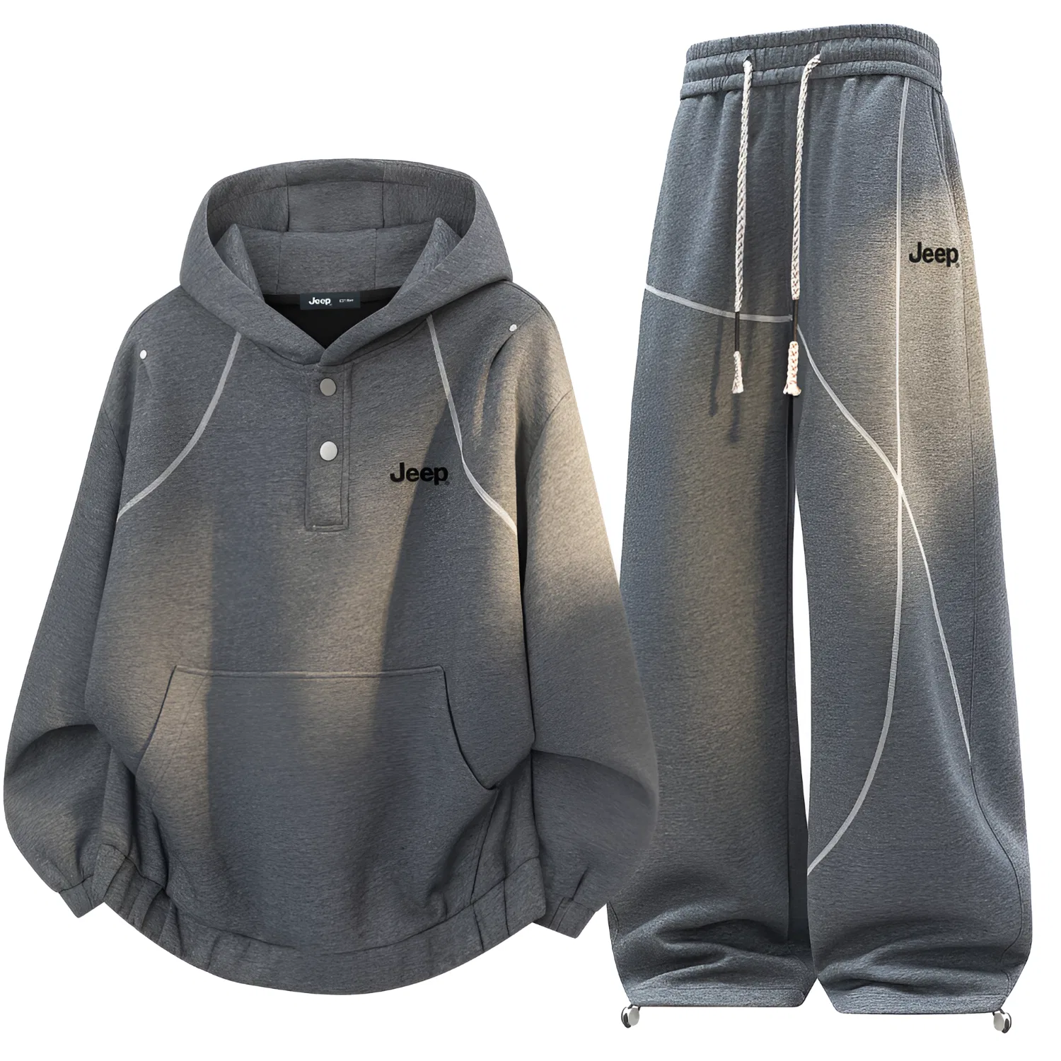 Детский спортивный комплект с капюшоном Jeep, Heather Grey