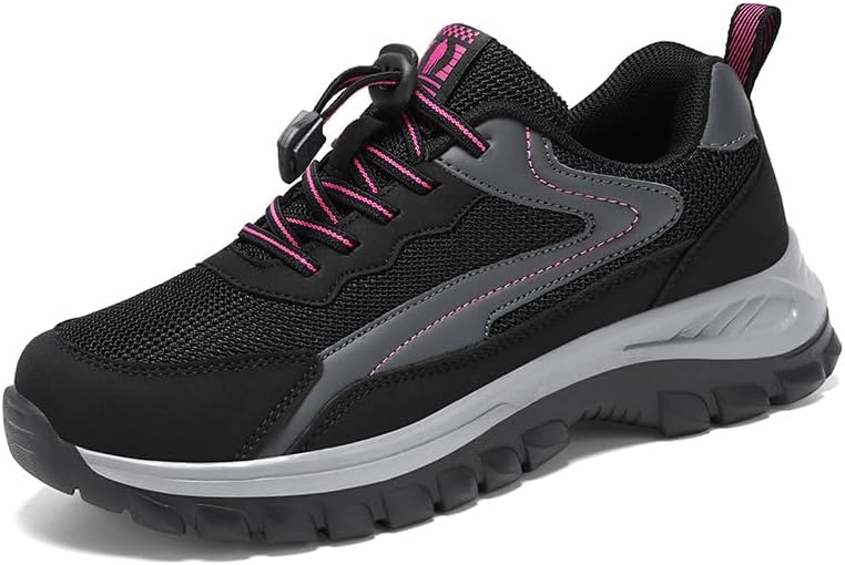 

Мужские повседневные спортивные кроссовки на шнуровке- легкие и удобные для активного отдыха на природе Hoalox, черный