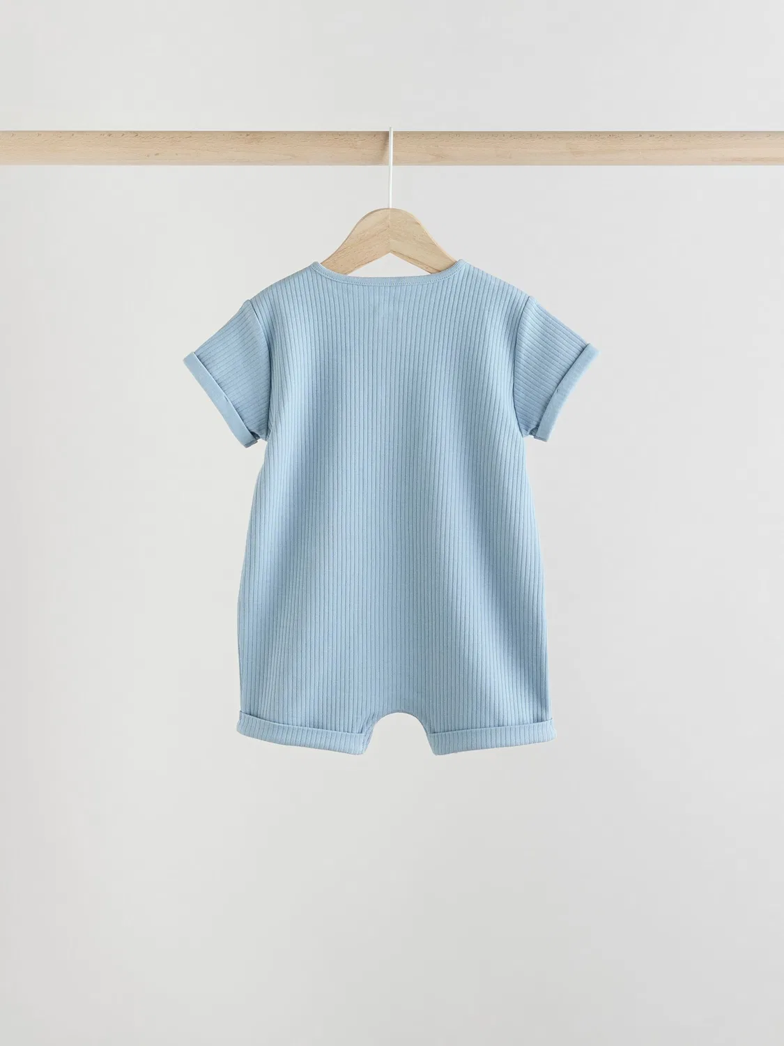 Ромперы 4 шт. Blue Grandad Button Neck Next, синий — фото 4