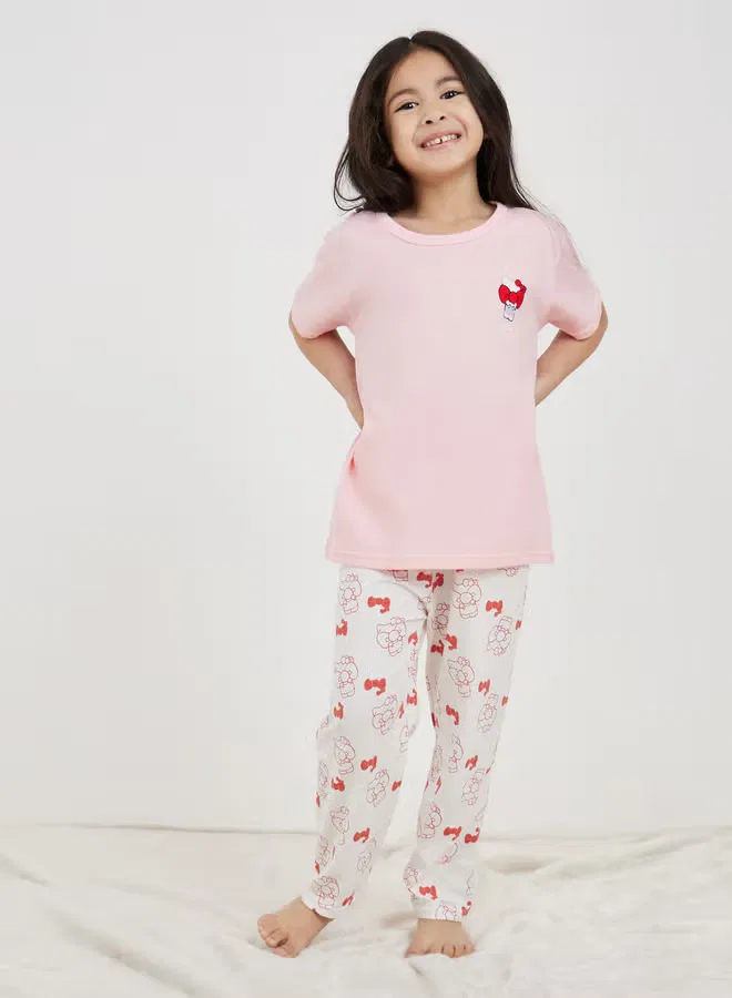 Styli Комплект пижамы с мультяшным принтом и штанами, разноцветный