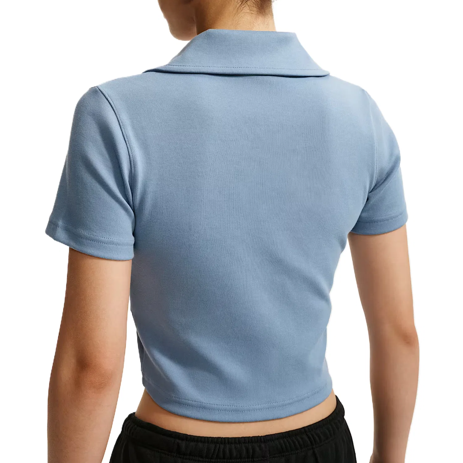 Женская футболка с отложным воротником Nike Sportswear, Work Blue/White — фото 3