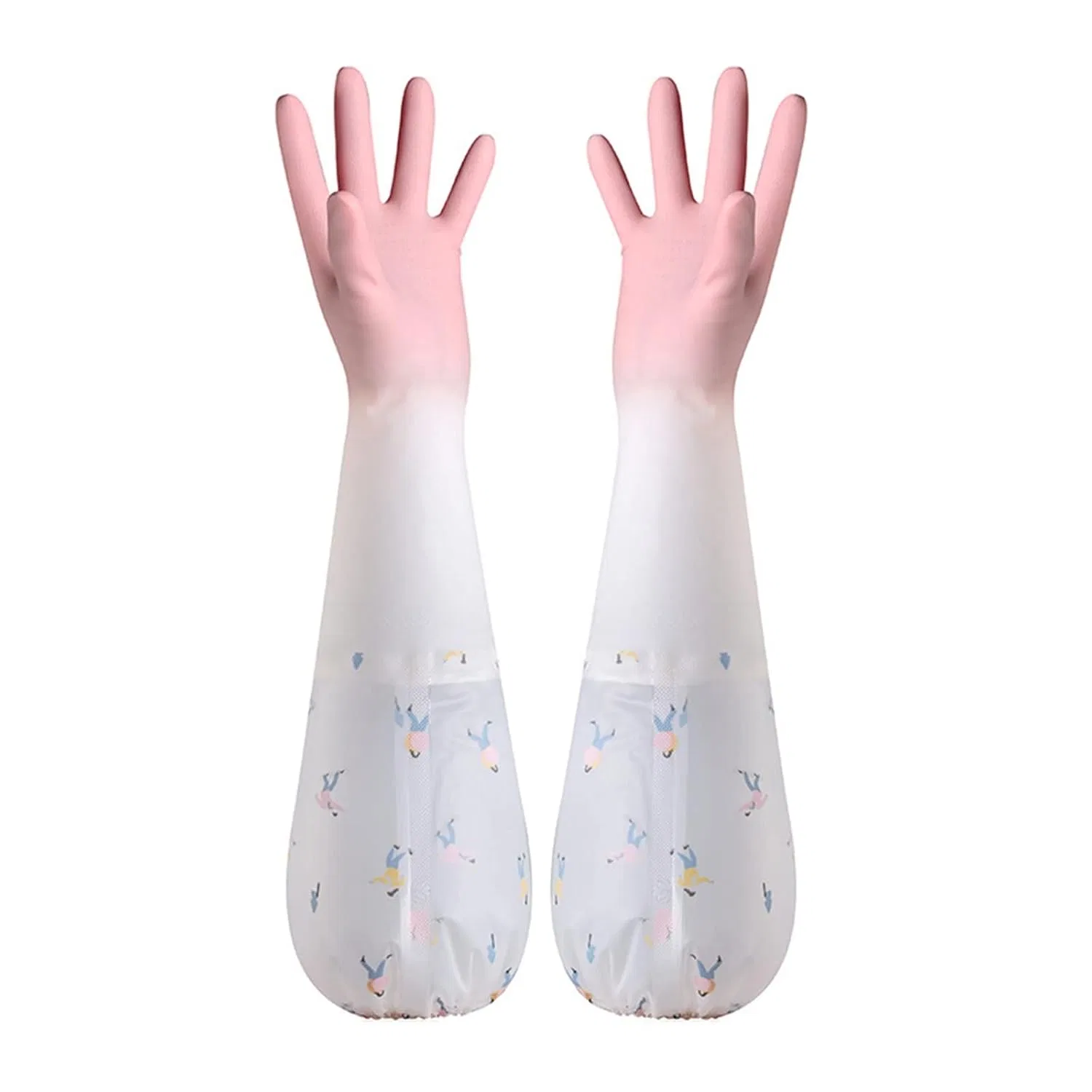 Резиновые перчатки для уборки, ERVDKXCOI, 300 г, Roze