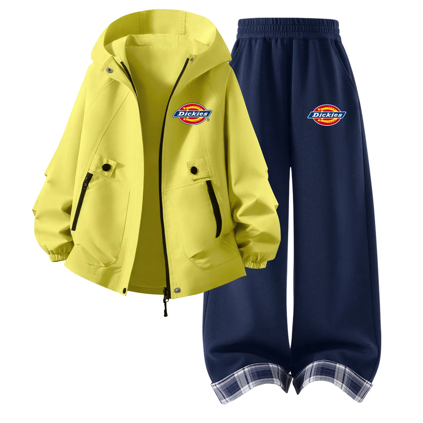 Детский комплект из двух футболок с принтом Dickies, Cherry Blossom Pink, Navy Blue — фото 3