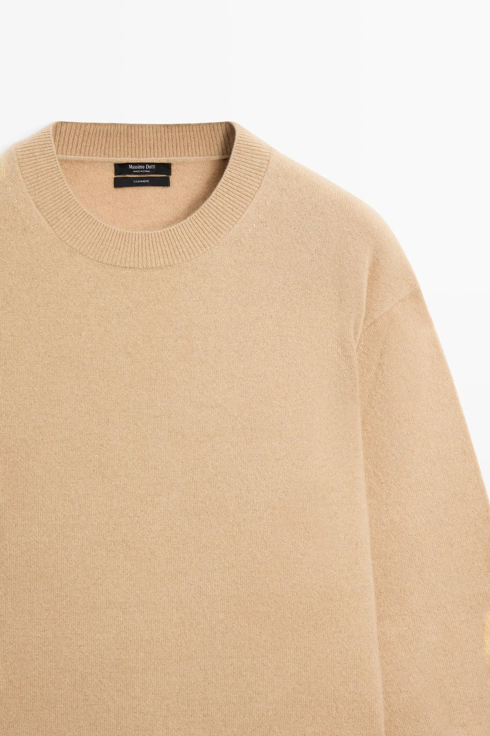 Свитер Massimo Dutti, кашемировый, коричневый — фото 4