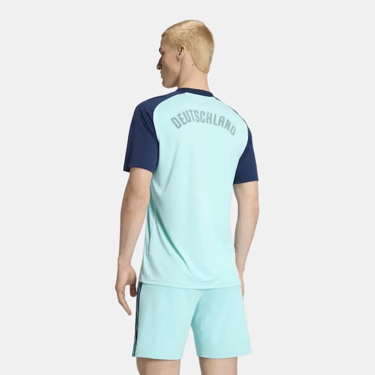 Мужская футболка с принтом Alemania Mundial 2026 Pre Match adidas, Azul — фото 2