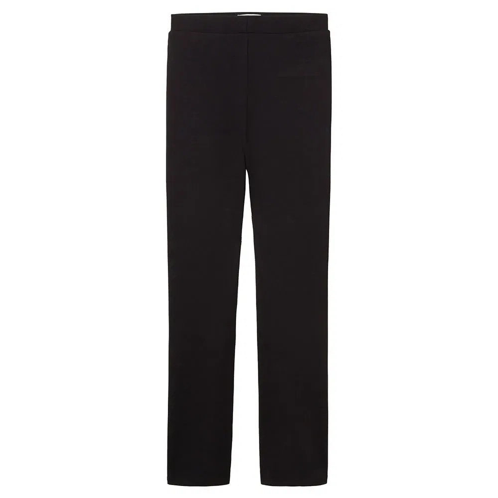 Детские брюки клеш для девочек Flared Interlock Tom tailor, Black — фото 2