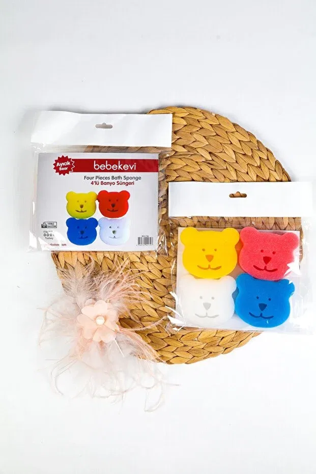 Детский комплект мочалок для купания Bebe Türk, Mixed